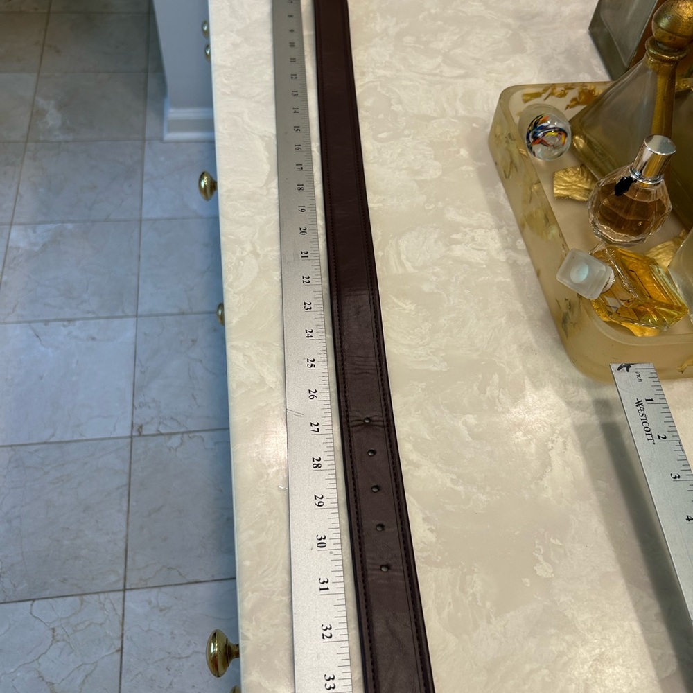 FREE with purchase of any other undiscounted item: Brown Leather Like Belt Sz 29 - Picture 6 of 7